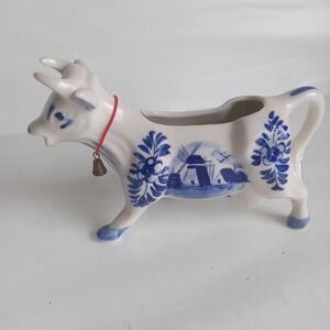 Delft Blue Holland Cow Creamer Ceramic